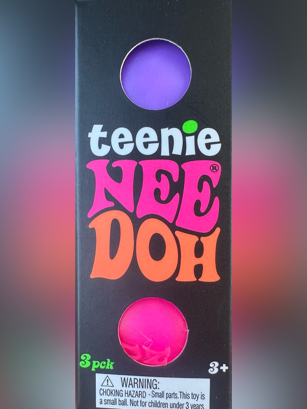 teenie NEE DOH Pack — Purple, pink,and green (3 Pack)